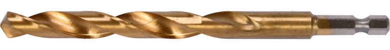 Vrták do kovu 10mm, TITAN HEX 1/4", délka 133mm - YT-44772