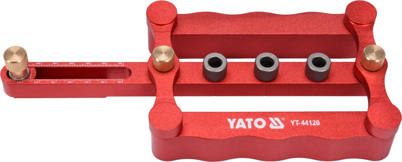 Šablona na vrtání otvorů pro hmoždinky, 6, 8, 10 mm - YT-44120