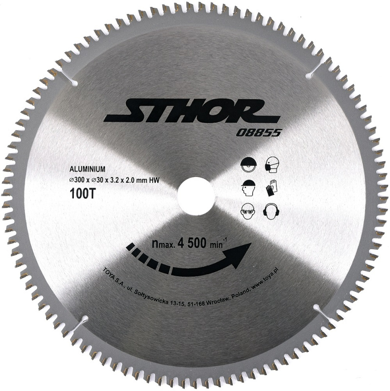 Sthor Kotouč na hliník 300 x 30 mm 100z, TO-08855