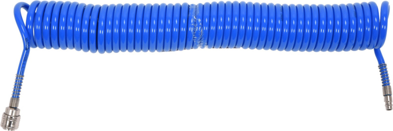 Spirálová vzduchová hadice 10m, PU průměr vnitřní 6,5mm, vnější 10mm - YT-24205