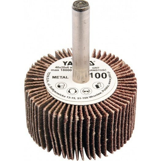 Kotouč lamenový radiální 40x20  P-40 s hřídelíu 6 mm