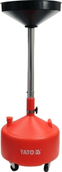 Miska na odčerpání oleje 20l 420 mm nastavitelná výška 75-155 cm