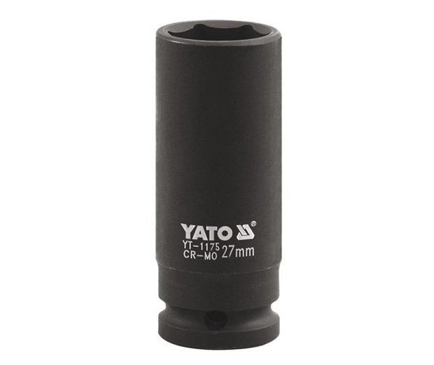 Kovaný vnitřní nástrčný klíč hluboký 1" šestihranný 30 mm YATO - YT-1176