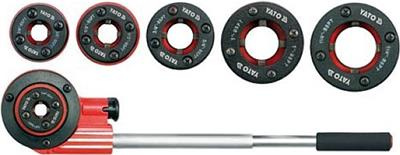 Sada ručních závitořezů na trubky 7 ks - YT-2900