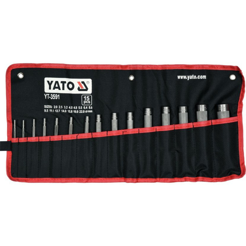 Sada průbojníků na kůži 15 ks - YT-3591