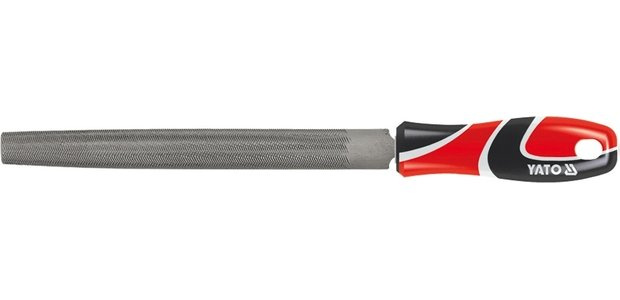 Zámečnický pilník půlkulatý, 300 mm, středně hrubý - YT-6193