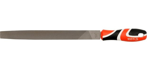 Zámečnický pilník plochý, 250 mm, jemný - YT-6233
