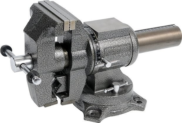 Svěrák zámečnický otočný 100 mm 10 kg polohovací - YT-6505