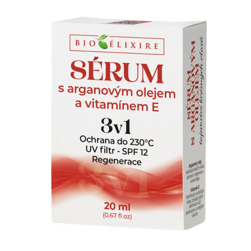 Bioélixire Sérum na vlasy Arganový olej a vitamín E 20 ml