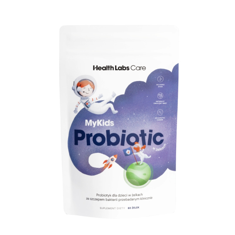 Health Labs Care My Kids Probiotic želé bonbony 60 ks ovocné