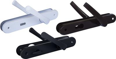 Hnědé dveřní kování 72mm