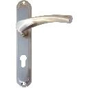 Dveřní kování ATENA s klíčovou roztečí 72, matný nikl