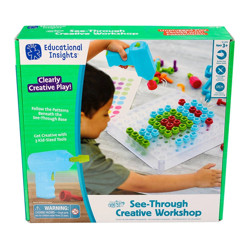 Learning Resources Design & Drill See Through Creative Workshop
