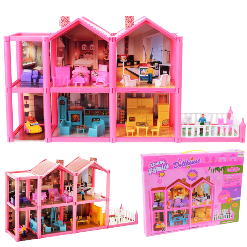 Domeček pro panenky k montáži Villa