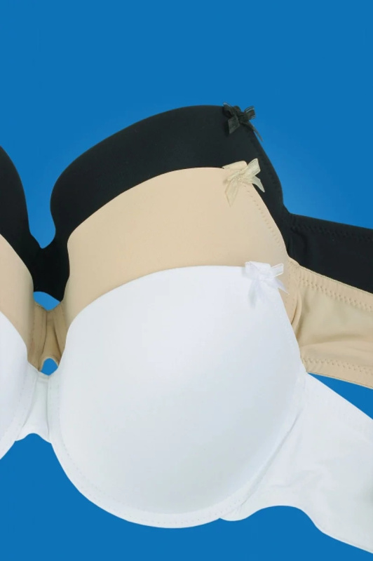 Dámská SUPER Push-up podprsenka 01-63 tělová - HANNA STYLE tělová 70A