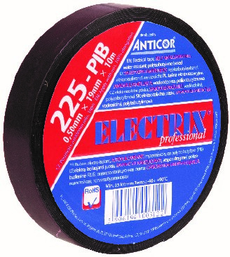 Páska elektroinstalační vulkanizační Anticor 225 PIB Electrix 19 mm
