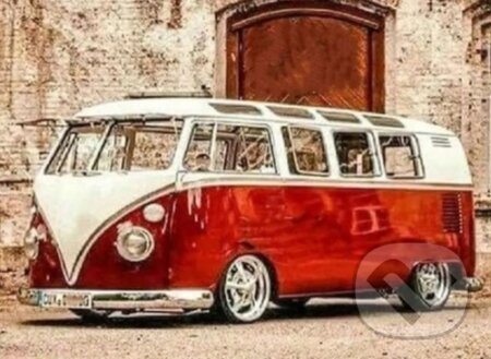 Diamantové malování Červený Volkswagen