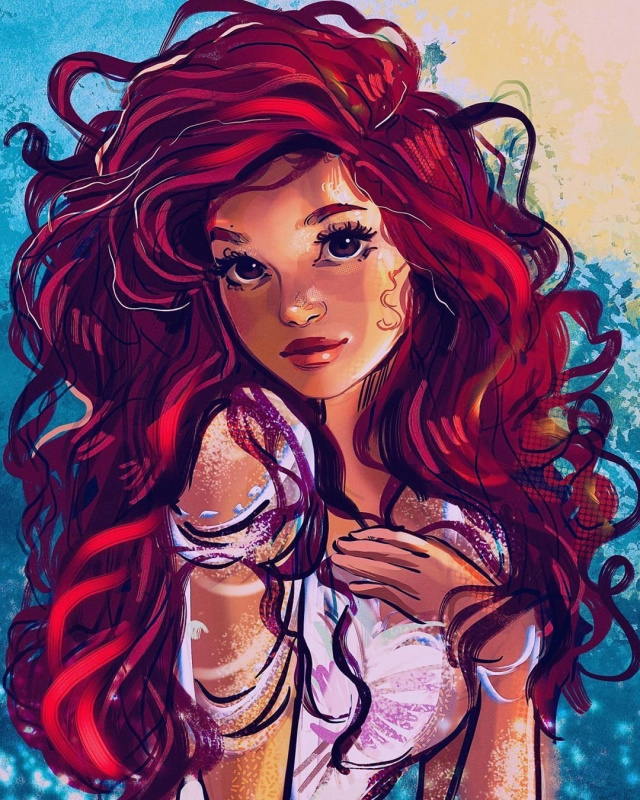 Norimpex diamantové malování dívka s hnědýma očima 30x40cm