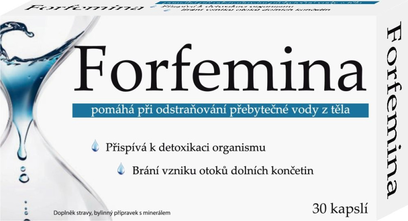 Forfemina odvodnění těla 30 kapslí