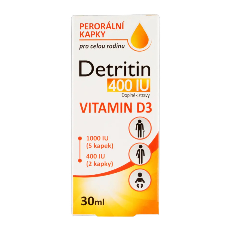 Detritin 400 IU Vitamin D3 kapky 30ml