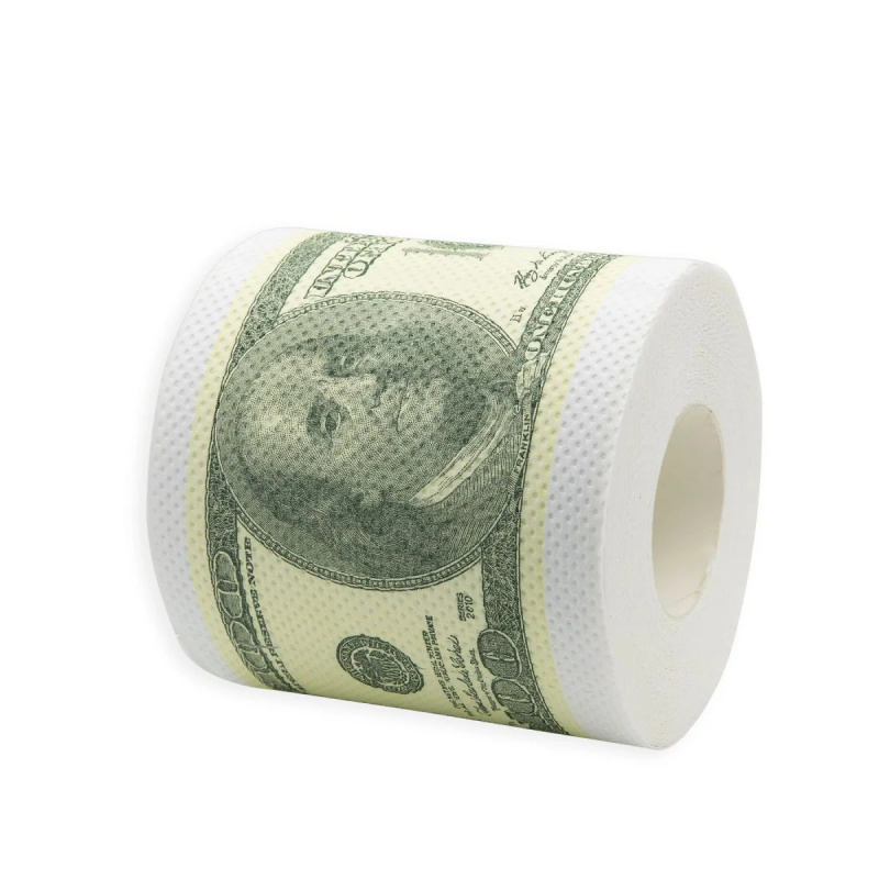 ONE DOLLAR Toaletní papír s motivem amerických dolarů