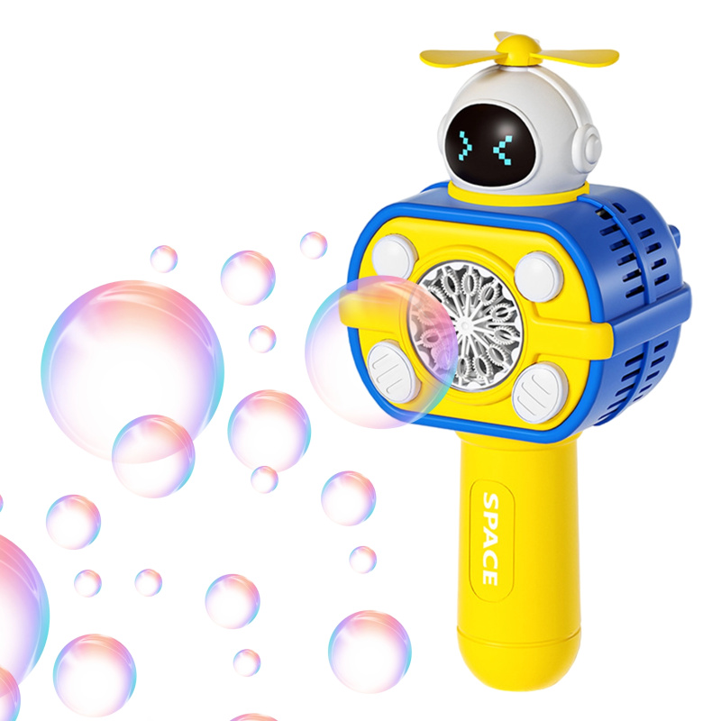 Stroj na bubliny Astronauta WOOPIE Žlutá