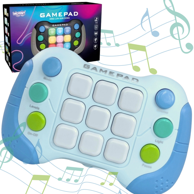 Elektronická hra na zručnost Pop-It Gamepad modrá