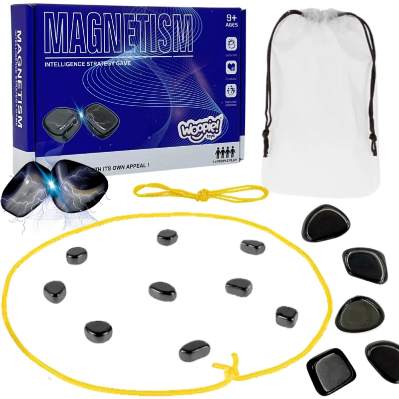 Magnetická hra kameny a šňůrka Woopie