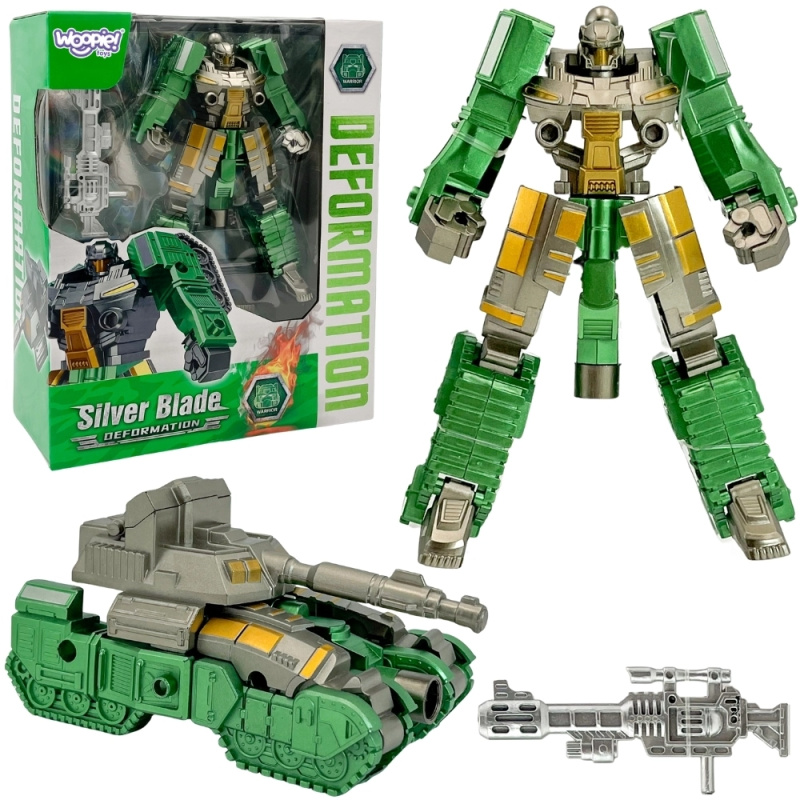 Woopie Transformující Robot Silver Blade 2v1 Tank