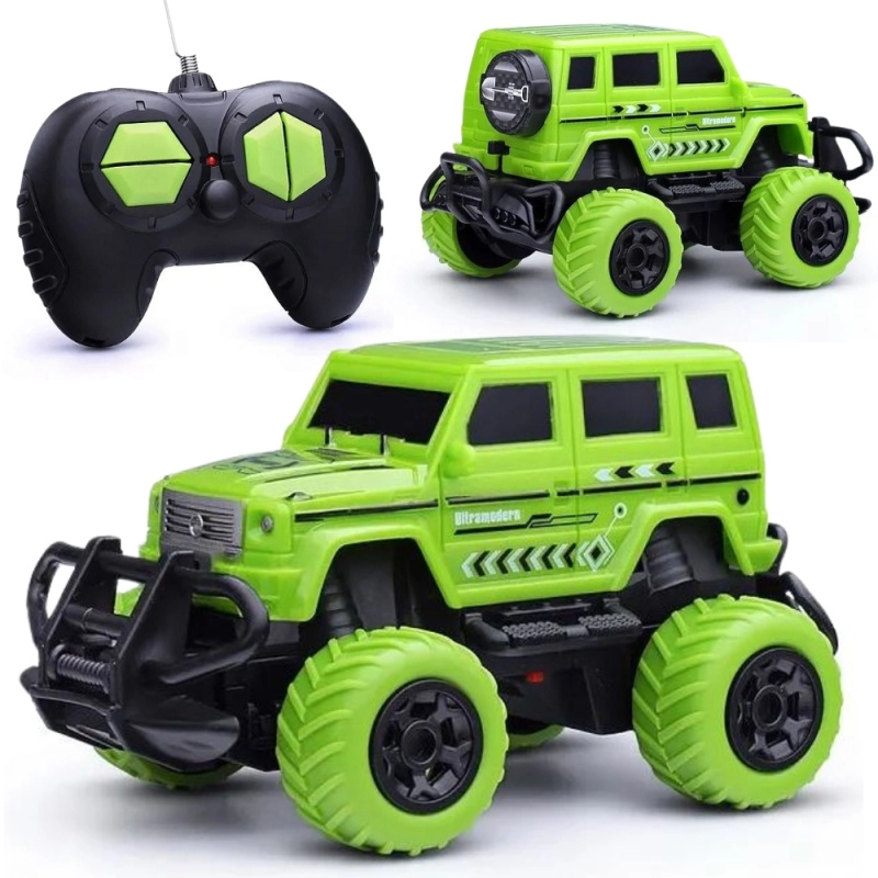 Závodní auto RC Jeep pro terén s LED osvětlením
