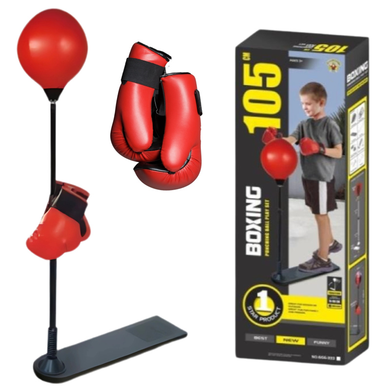 Woopie Dětský Boxovací Set Stojací Boxovací Gruska Nastavitelná 70-105 cm