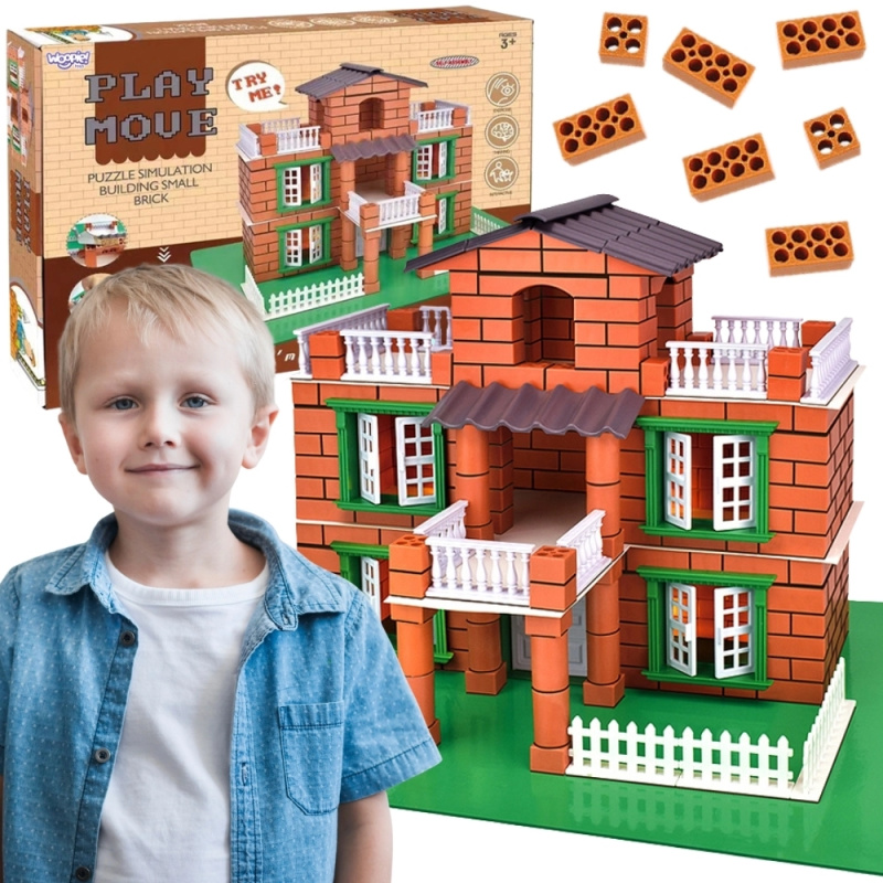 Woopie stavebnice z cihel – vila 357 dílků