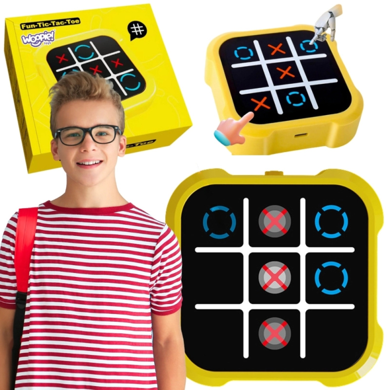 Elektronická hra piškvorky 4v1 WOOPIE