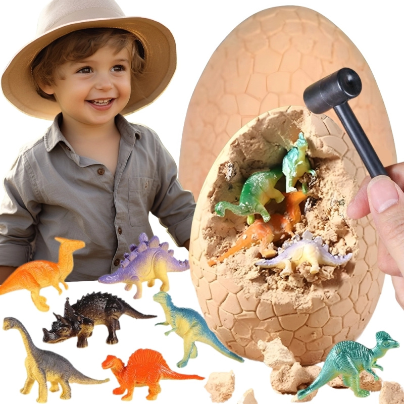 Woopie dinosauří vykopávací vajíčko – archeologický set s 12 dinosaury