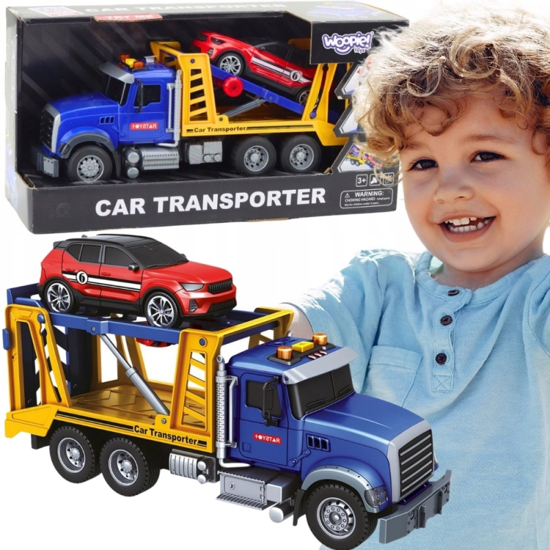 WOOPIE odtahový kamion s autíčkem, světlo a zvuk