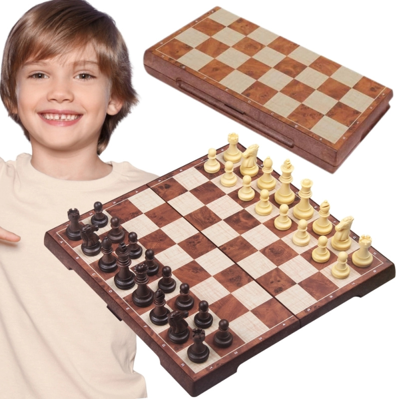 Magnetické šachy a dáma 2 v 1 WOOPIE