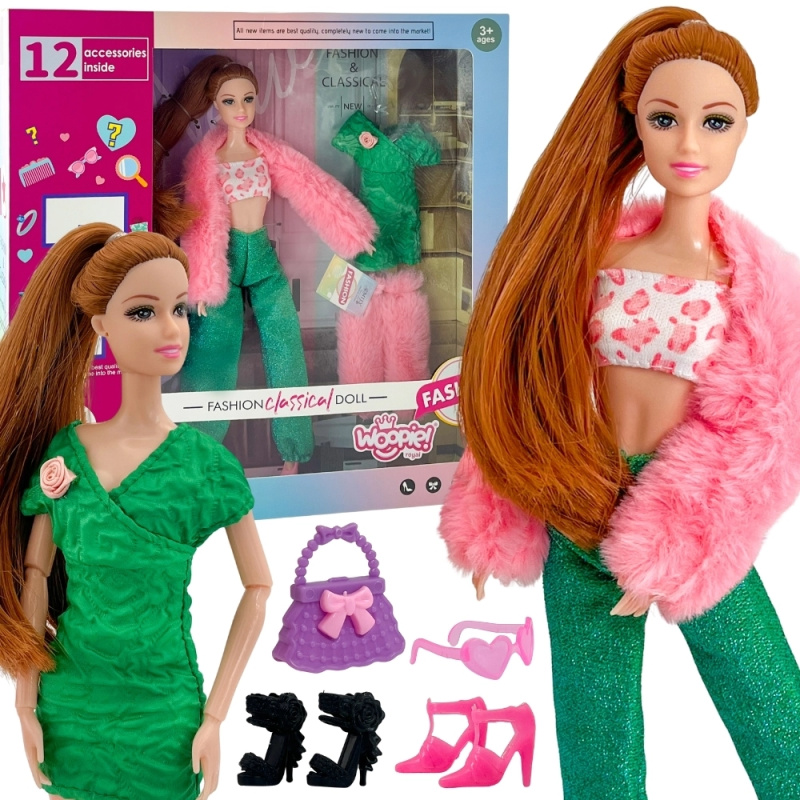 Woopie Royal panenka Emi 30 cm s 12 překvapeními, oblečky a doplňky