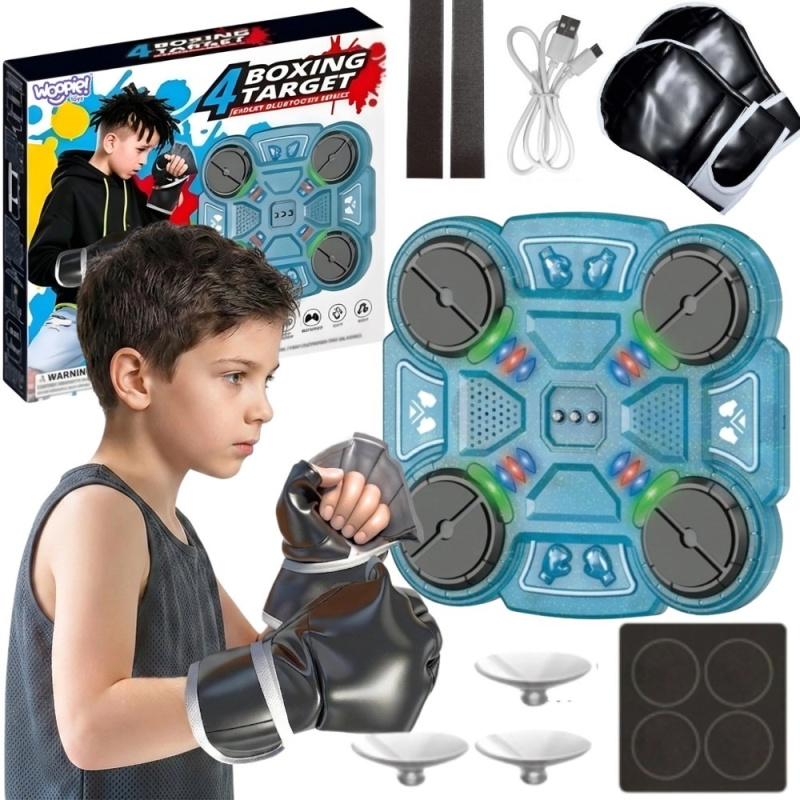 Woopie inteligentní hudební boxovací terč na zeď modrý
