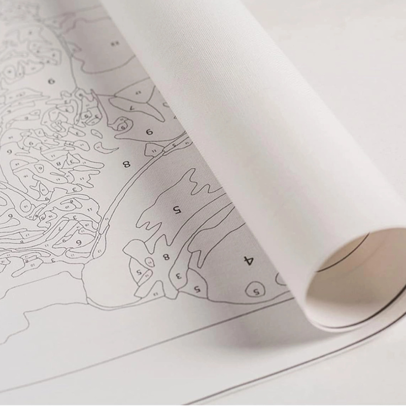 Malování podle čísel pro děti 30 × 30 cm s rámem