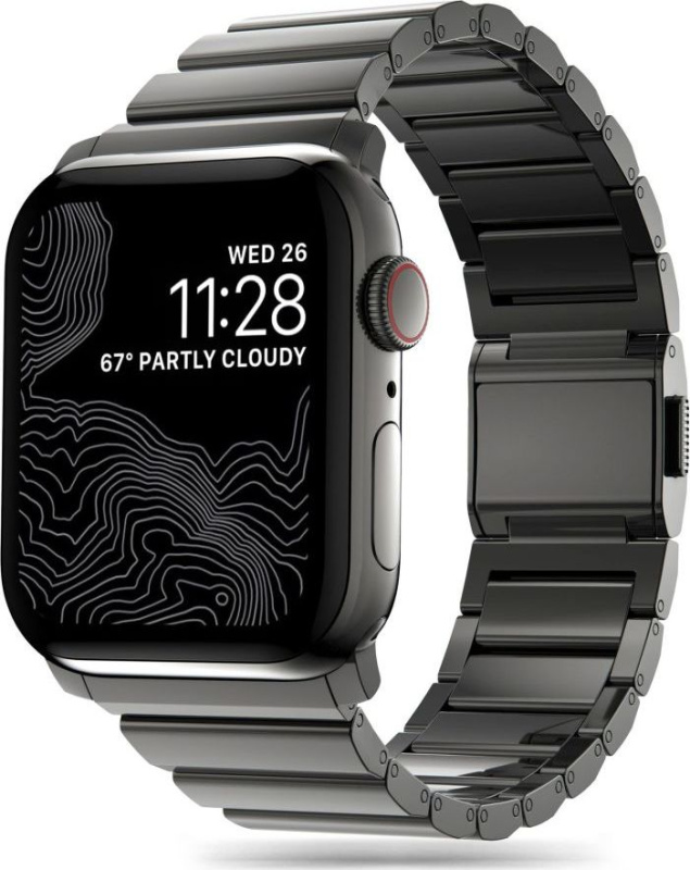 Tech-Protect Řemínek na Apple Watch 44mm / 45mm / 46mm / 49mm - Tech-Protect, Steelband Black