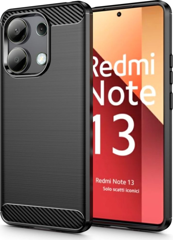 Tech-Protect Ochranný kryt na Xiaomi Redmi Note 13 LTE - Tech-Protect, Tpucarbon Black