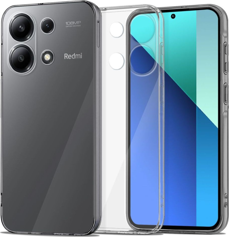 Tech-Protect Ochranný kryt na Xiaomi Redmi Note 13 LTE - Tech-Protect, Flexair+ Crystal