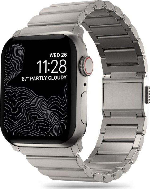 Tech-Protect Řemínek na Apple Watch 44mm / 45mm / 46mm / 49mm - Tech-Protect, Steelband Titanium