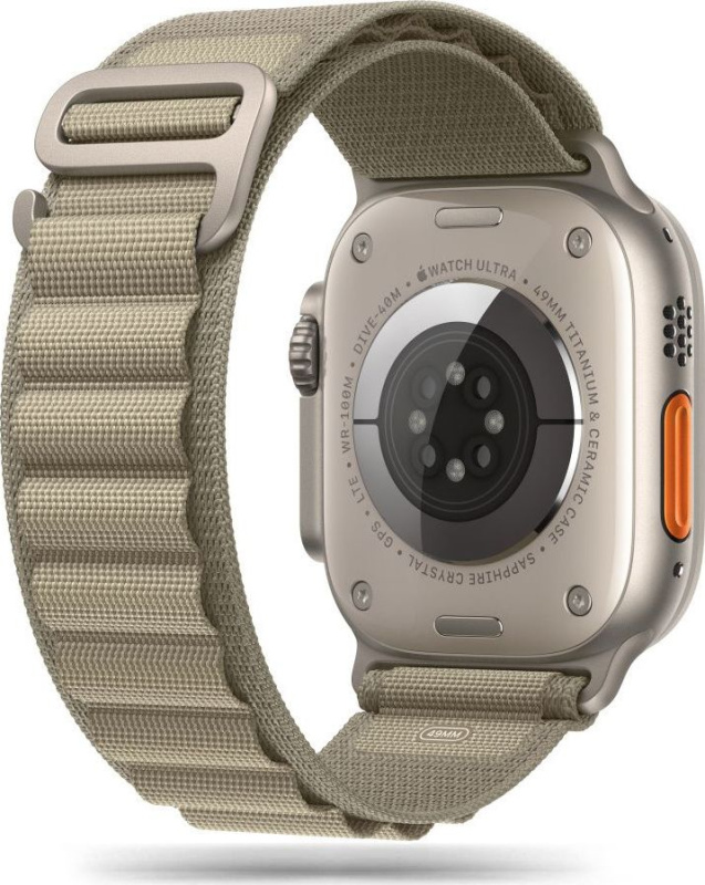 Tech-Protect Řemínek pro Apple Watch 44mm / 45mm / 46mm / 49mm - Tech-Protect, Nylon Pro Titanium