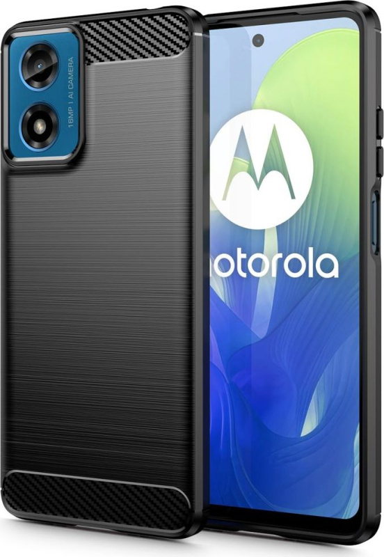 Tech-Protect Ochranný kryt na Motorola Moto G24 / G24 POWER / G04 - Tech-Protect, Tpucarbon Black