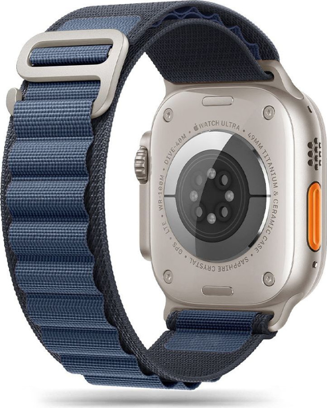 Tech-Protect Řemínek pro Apple Watch 44mm / 45mm / 46mm / 49mm - Tech-Protect, Nylon Pro Blue