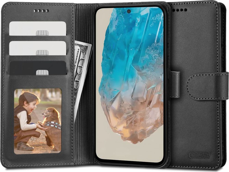 Tech-Protect Pouzdro na Samsung Galaxy M35 5G - Tech-Protect, Wallet Black