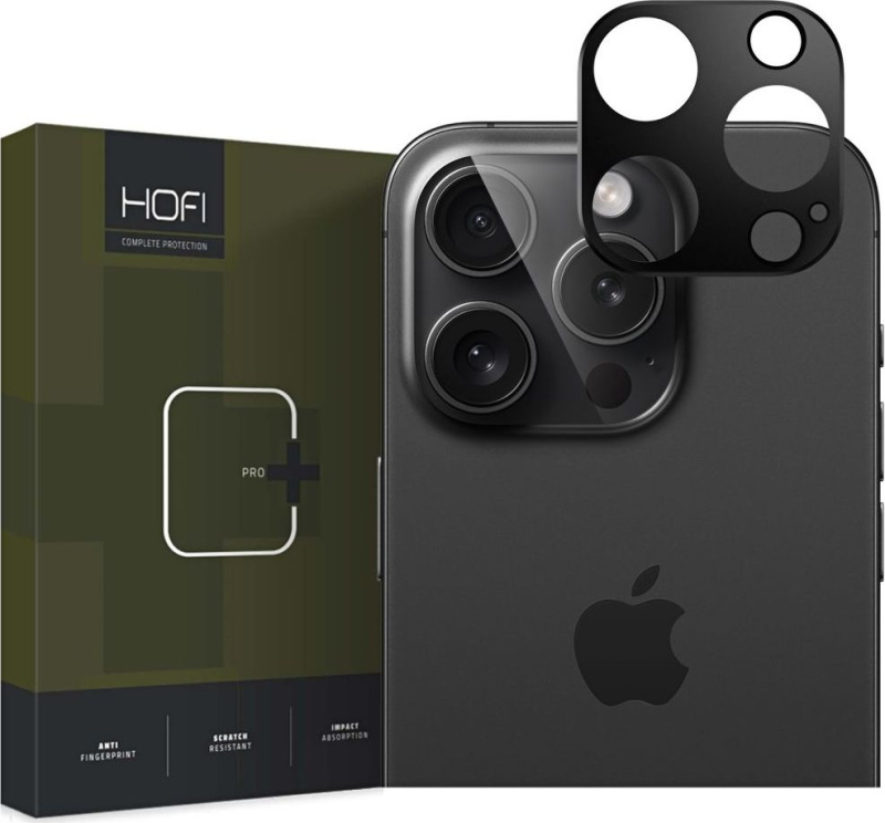 Hofi Ochrana na zadní kameru iPhone 16 Pro / iPhone 16 Pro MAX - Hofi, AluCam Pro+ Black