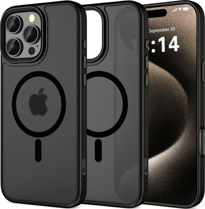 Tech-Protect Ochranný kryt na iPhone 16 Pro - Tech-Protect, Magmat MagSafe Matte Black