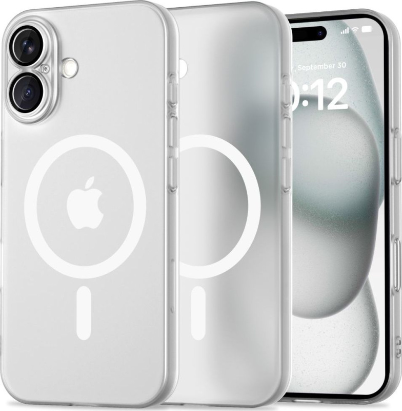 Tech-Protect Ochranný kryt na iPhone 16 - Tech-Protect, MagSlim MagSafe White